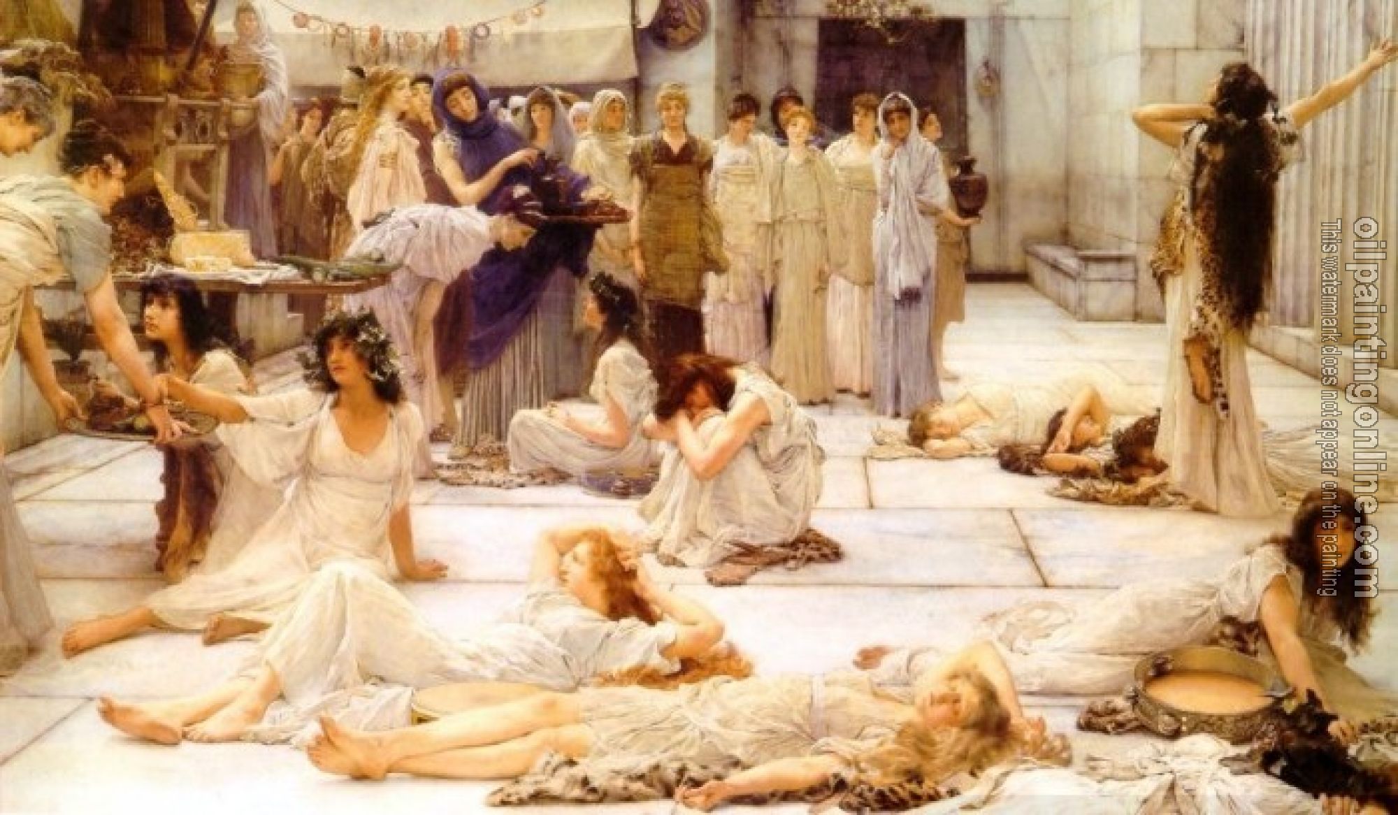 Alma-Tadema, Sir Lawrence - The Women of Amphissa